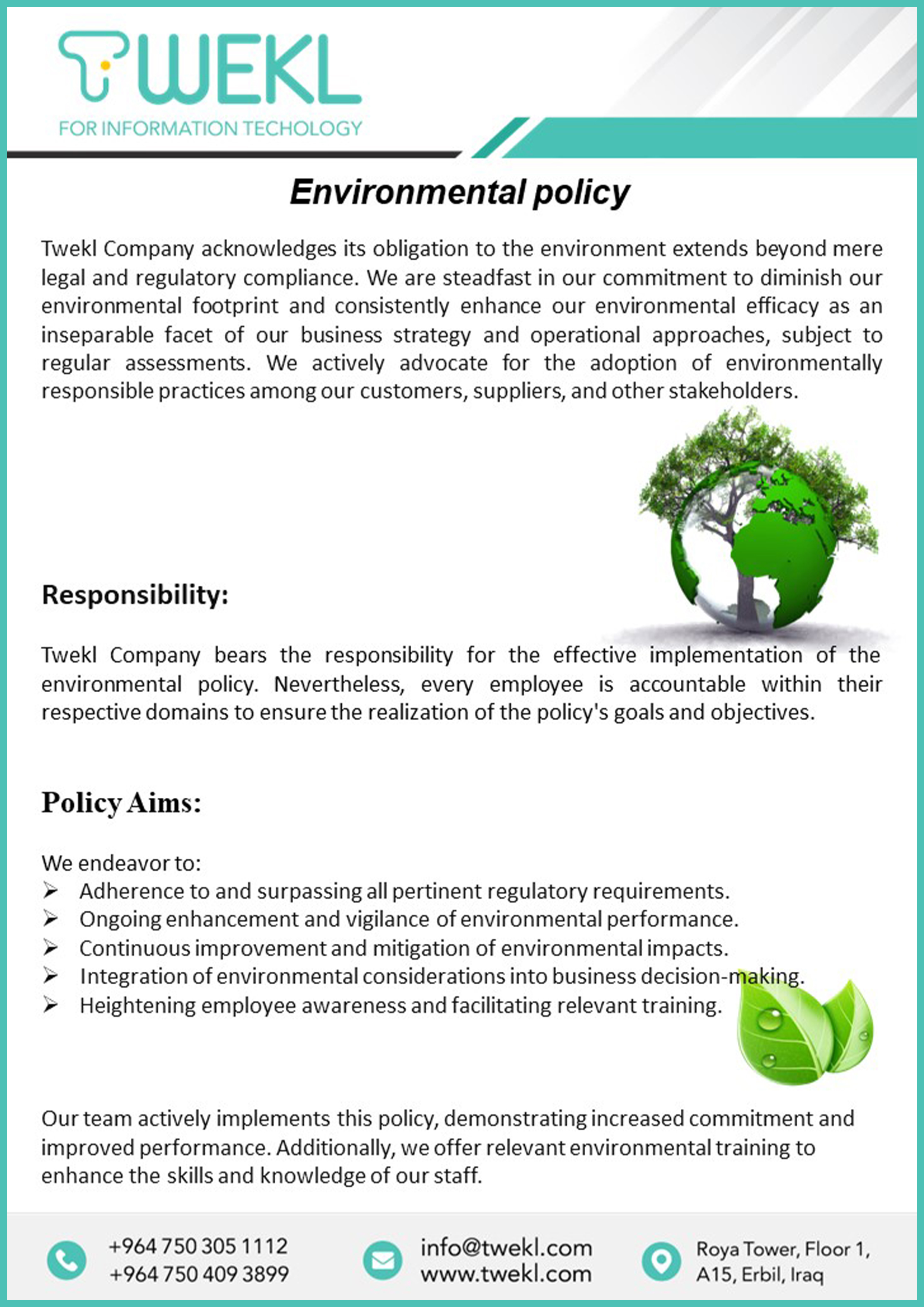 Environmental Policy